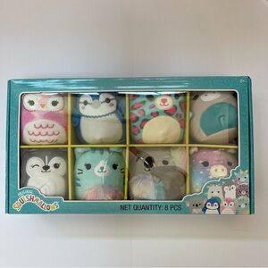 Original Squishmallows Kellytoy New Box Set of 8 Unicorn Owl Fox Koala Cat 5”